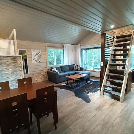 Hietavilla Plaek- Hot Tube - Sauna - Fireplace - 11kw Ev-refuel - Landscape View - Silence - Free Wifi 别墅 鲁卡