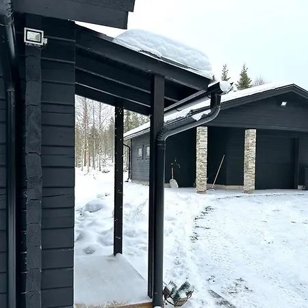 Villa Hietavilla Plaek- Hot Tube - Sauna - Fireplace - 11kw Ev-refuel - Landscape View - Silence - Free Wifi Ruka