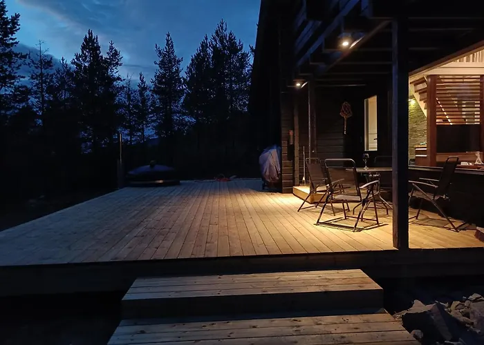 Hietavilla Plaek- Hot Tube - Sauna - Fireplace - 11kw Ev-refuel - Landscape View - Silence - Free Wifi Ruka