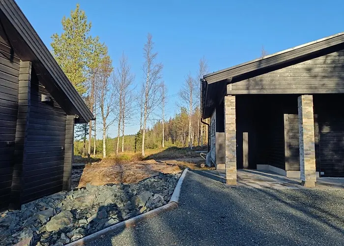 Hietavilla Plaek- Hot Tube - Sauna - Fireplace - 11kw Ev-refuel - Landscape View - Silence - Free Wifi * Ruka