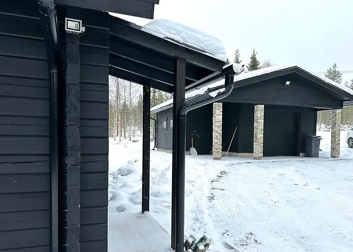 Villa Hietavilla Plaek- Hot Tube - Sauna - Fireplace - 11kw Ev-refuel - Landscape View - Silence - Free Wifi Ruka